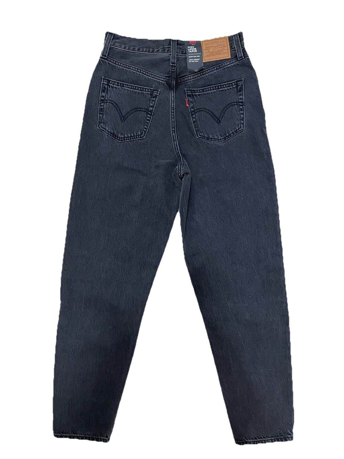 Levis Damen Jeans High Loose Taper - grau - Gr. 26/29