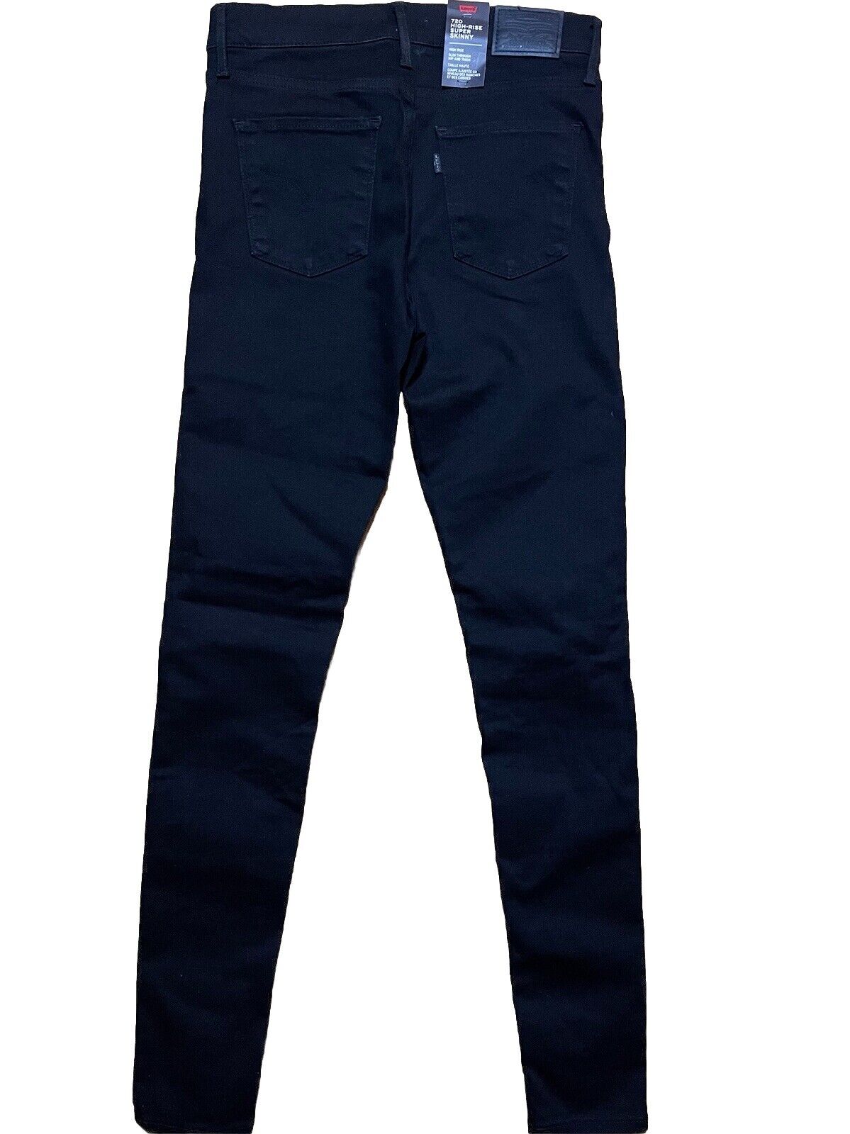 Levis Damen Jeans 720 High-Rise Super Skinny schwarz Größe 27 / 32