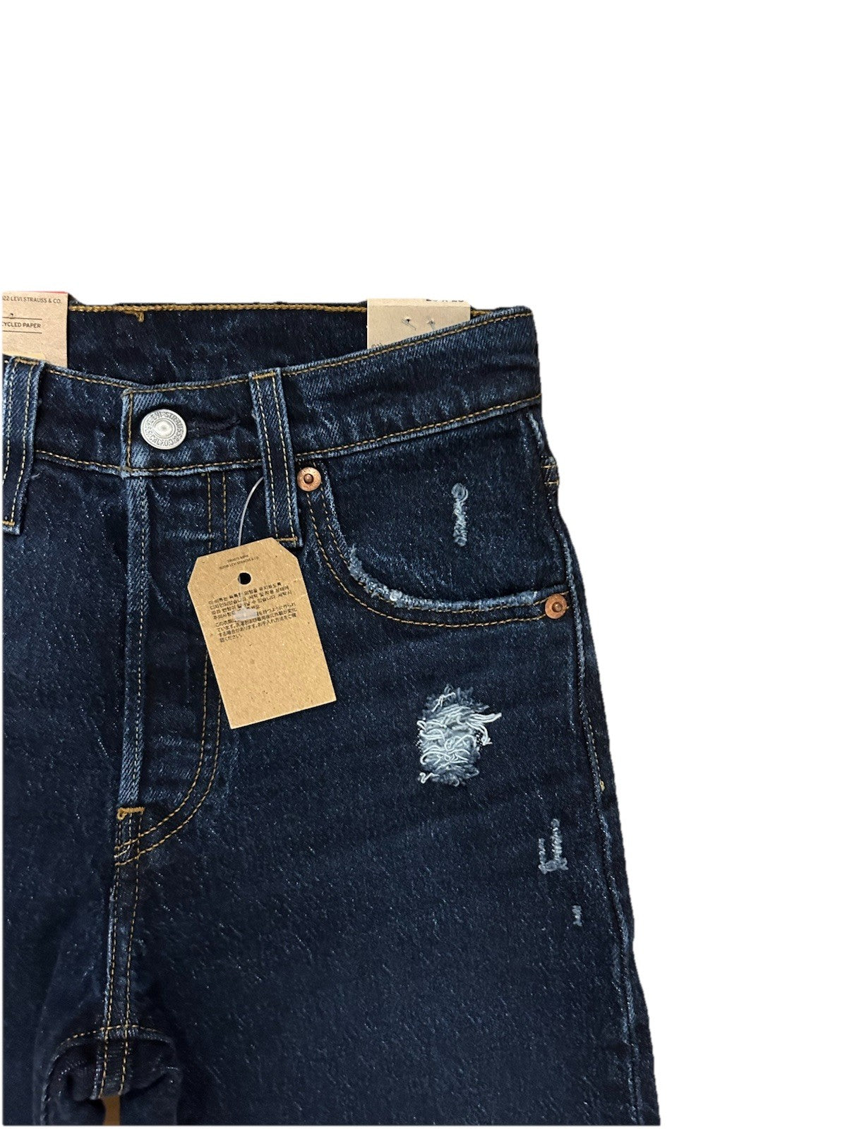 Levi’s Damen Jeans 501 Skinny - blau / dunkelblau - Gr. 23/28