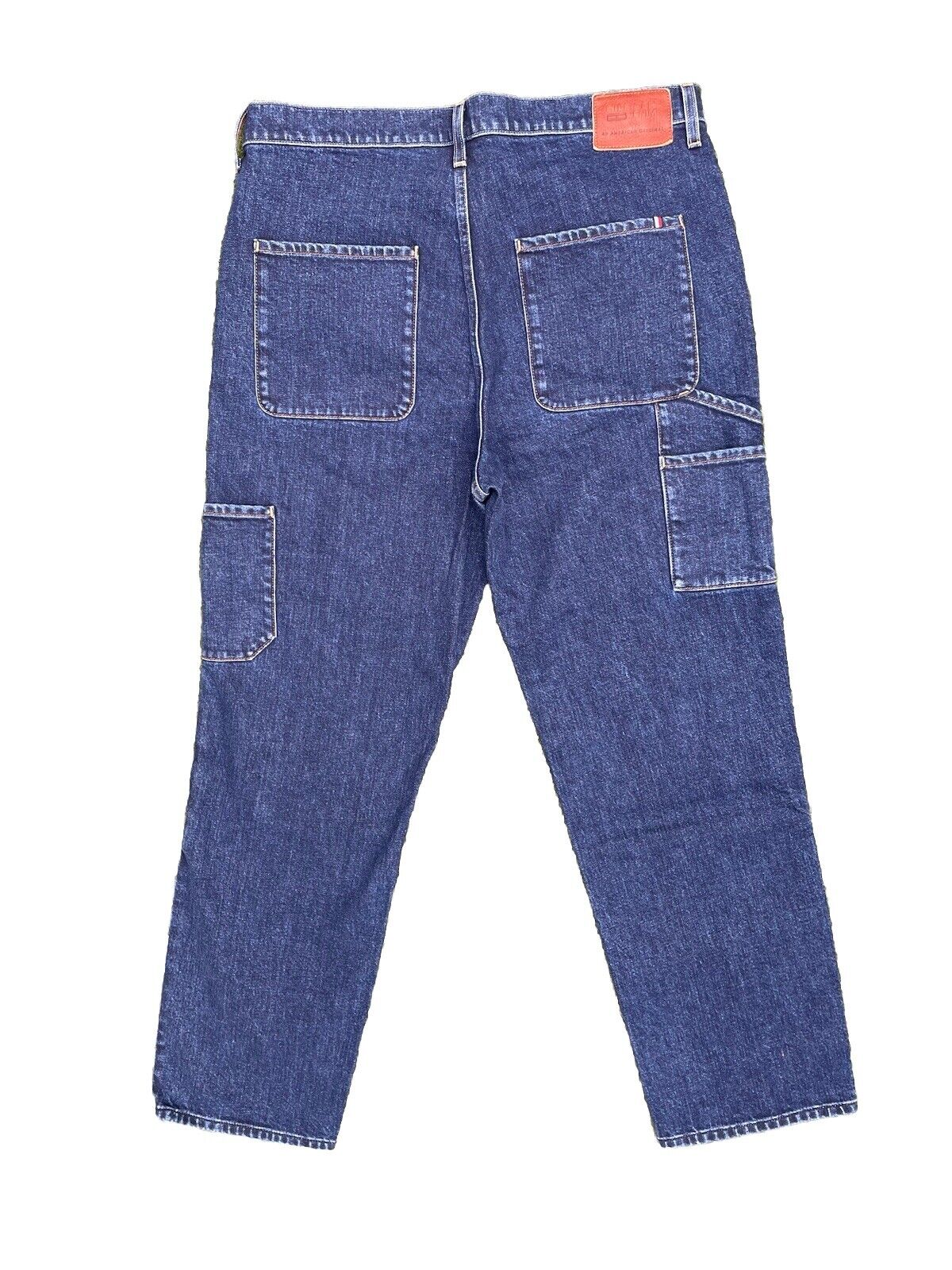Tommy Jeans Herren Skater Carpenter Baggy Denim Dark DF7057 dunkelblau 34 / 32