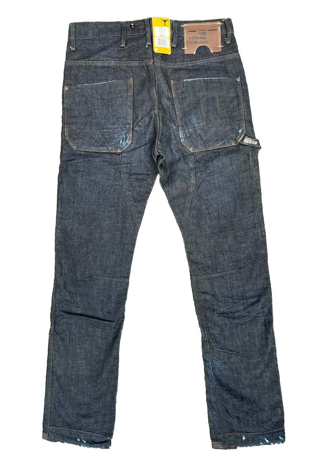G-Star Jeans Herren 3301 State Chino Tapered Destroyed Tapered Baggy 33 34