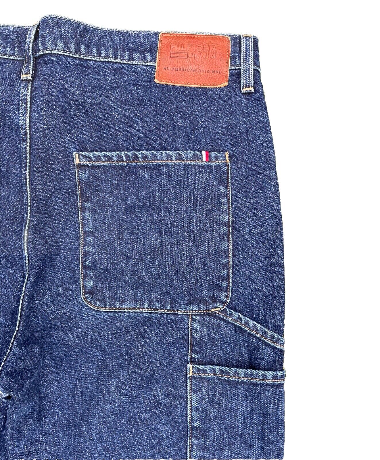 Tommy Jeans Herren Skater Carpenter Baggy Denim Dark DF7057 dunkelblau 34 / 32