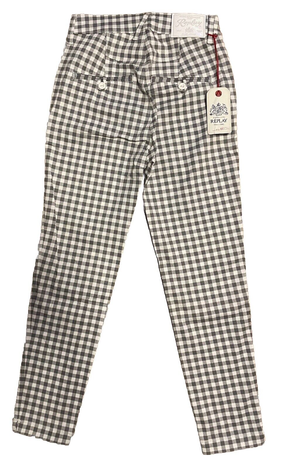 Replay Damen Hose Chino 7/8 Größe 26