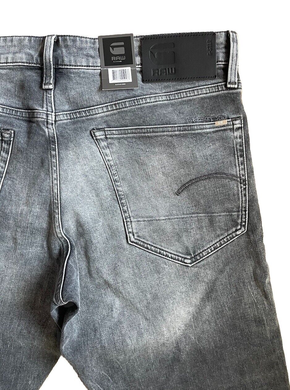 G-Star Jeans Herren 3301 Straight Tapered Gerades Bein Grau Größe 34 / 34