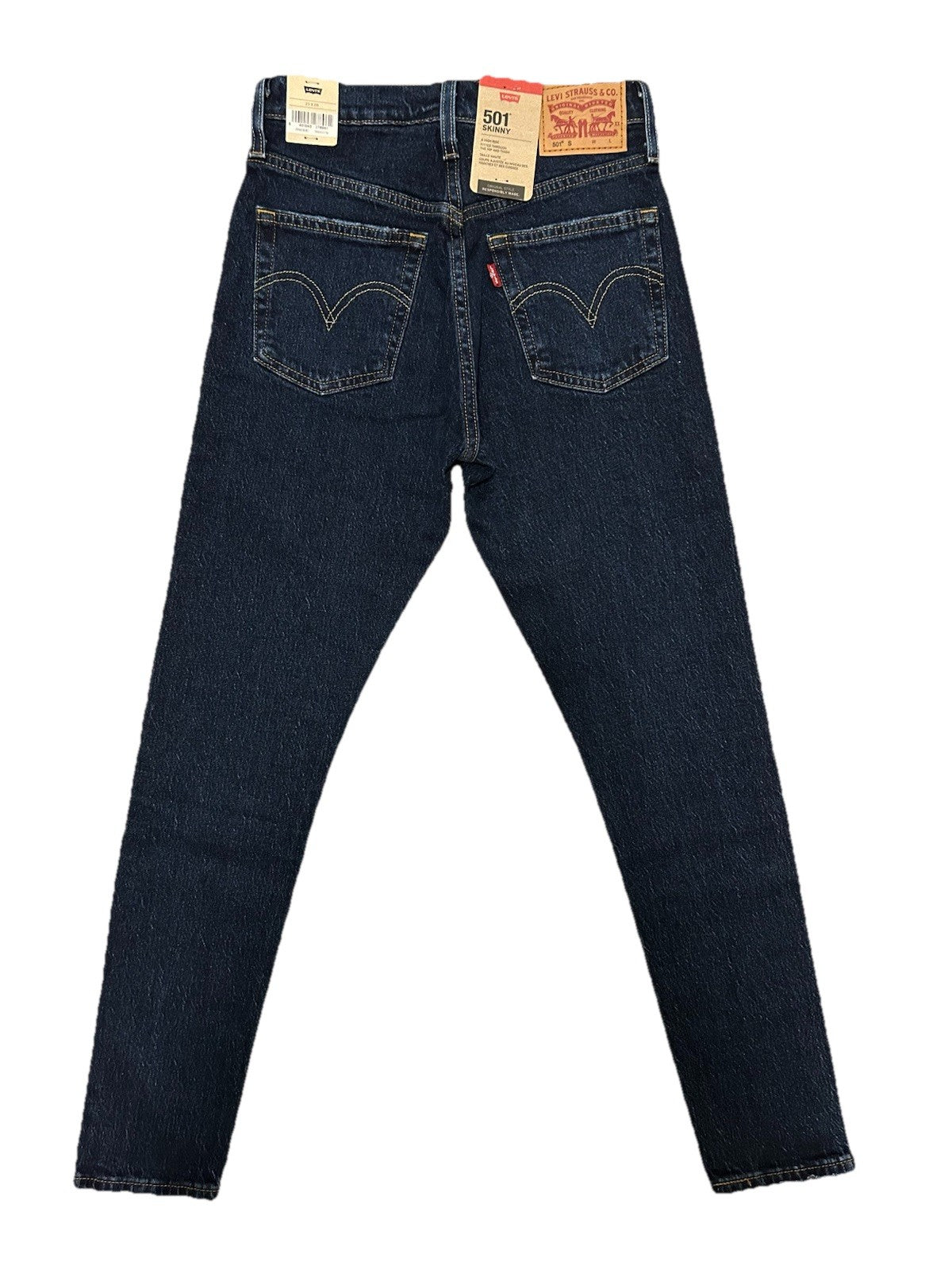 Levi’s Damen Jeans 501 Skinny - blau / dunkelblau - Gr. 23/28