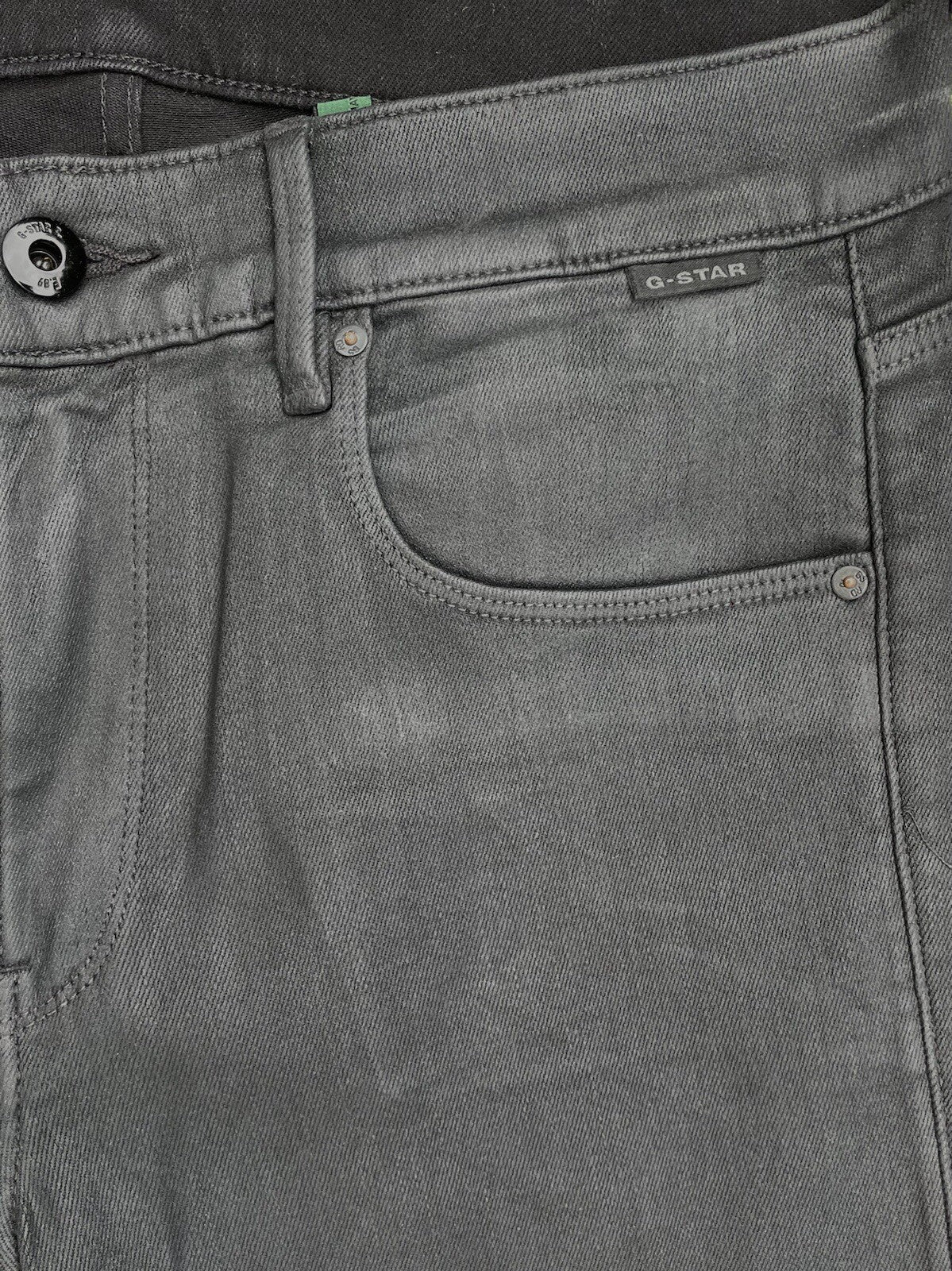 G-Star Damen Jeans 3301 Skinny Magma Cobler Röhre schwarz Größe 29 / 32