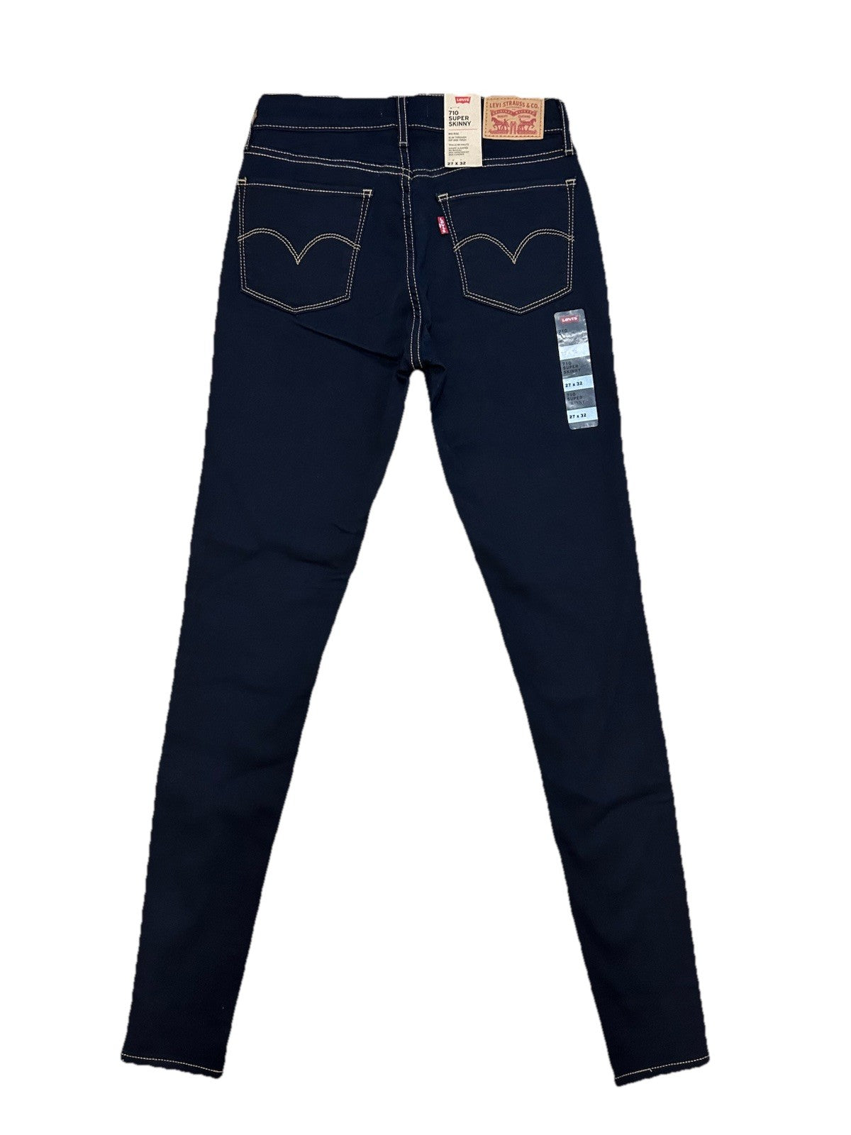 Levi’s Damen Jeans 710 Super Skinny - blau / dunkelblau - Gr. 27/32