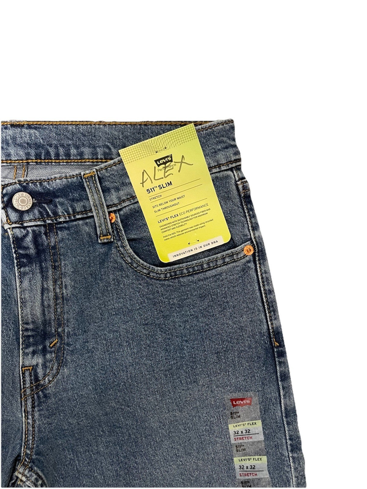 Levis Herren Jeans 511 Slim - blau - Gr. 32/32