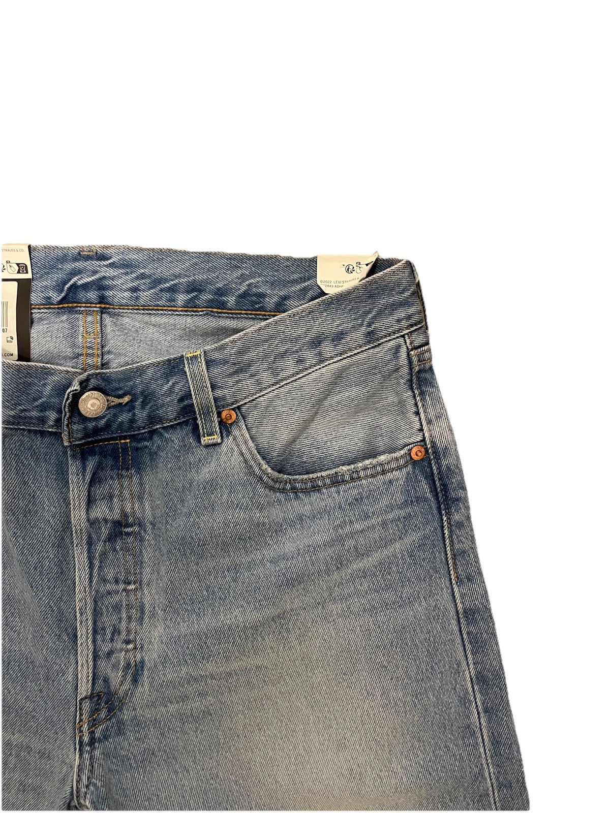 Levis Herren Jeans 501 54 Slim - blau / hellblau - Gr. 33/32