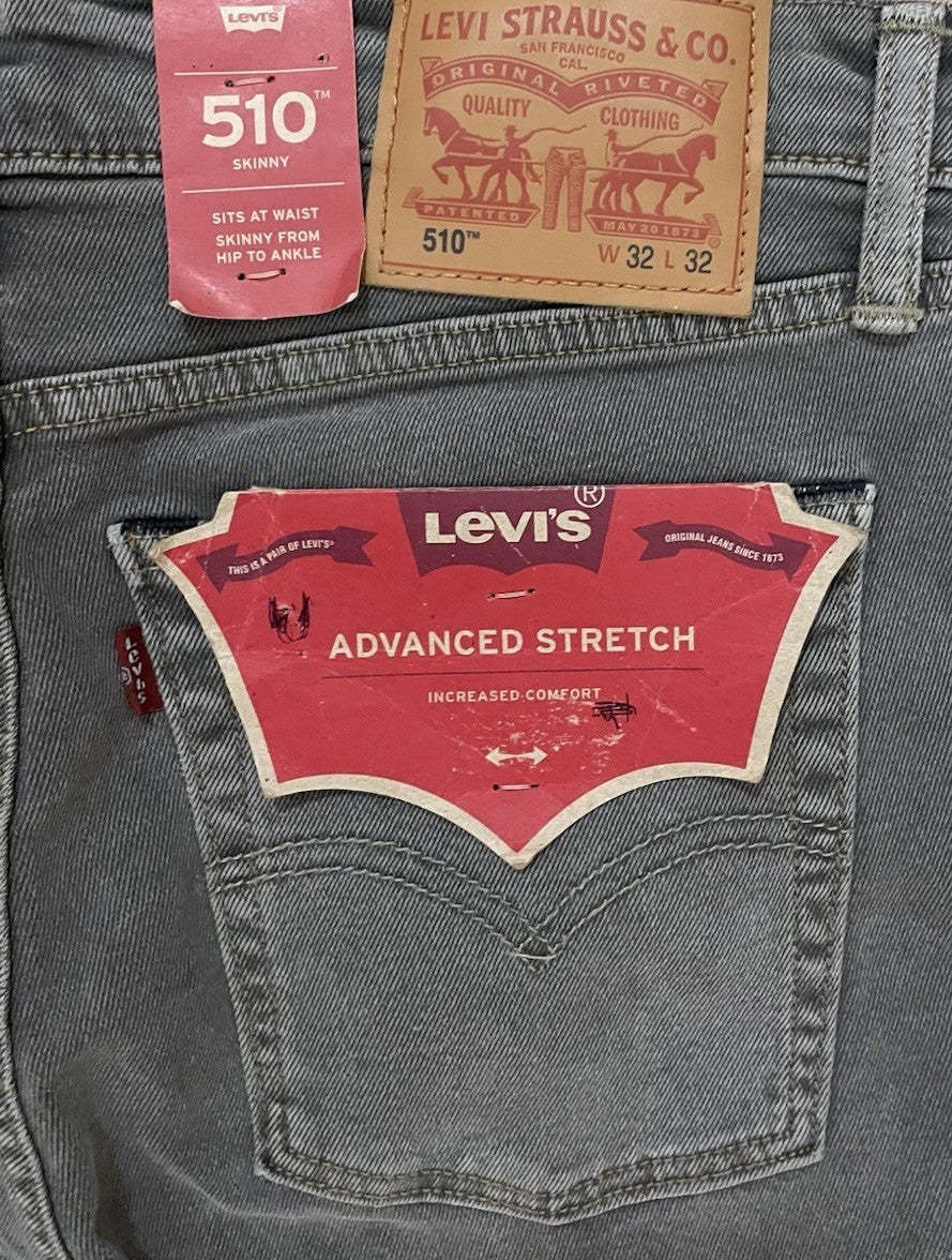 Levis Herren Jeans 510 Skinny - grau - Gr. 32/32