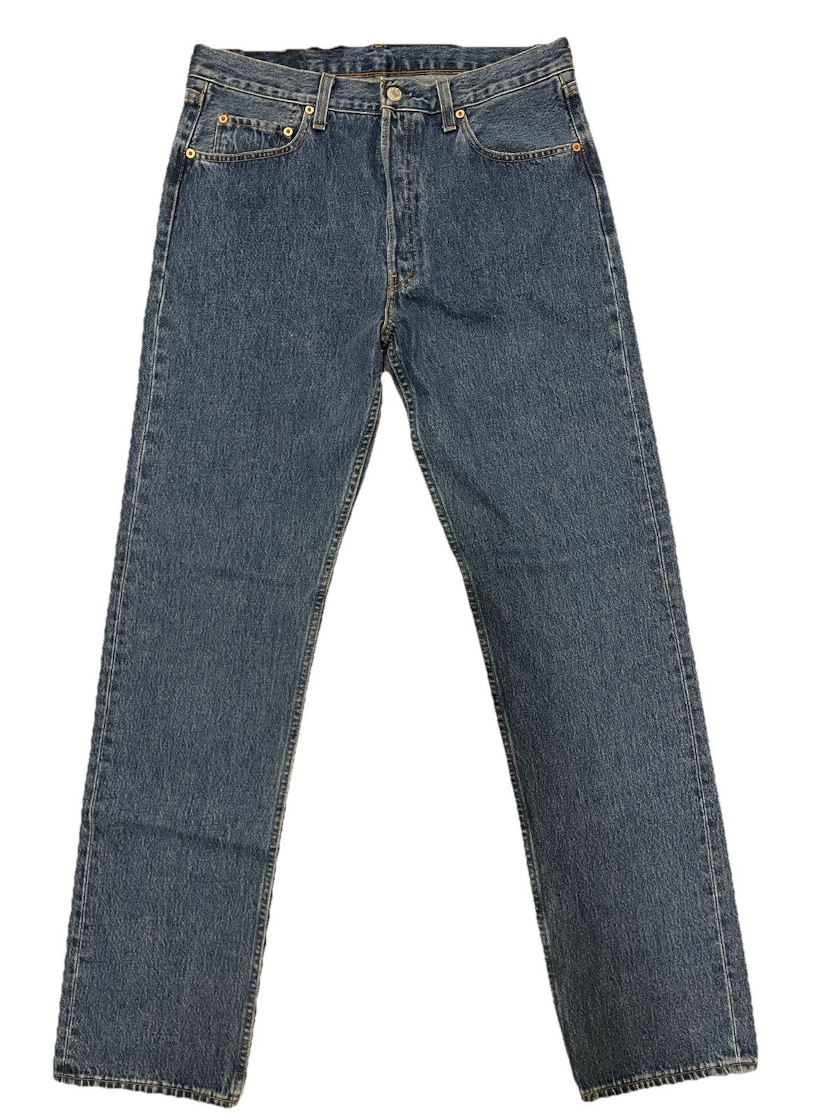Levi’s Herren Jeans 501 gerades Bein - blau - Gr. 34/34