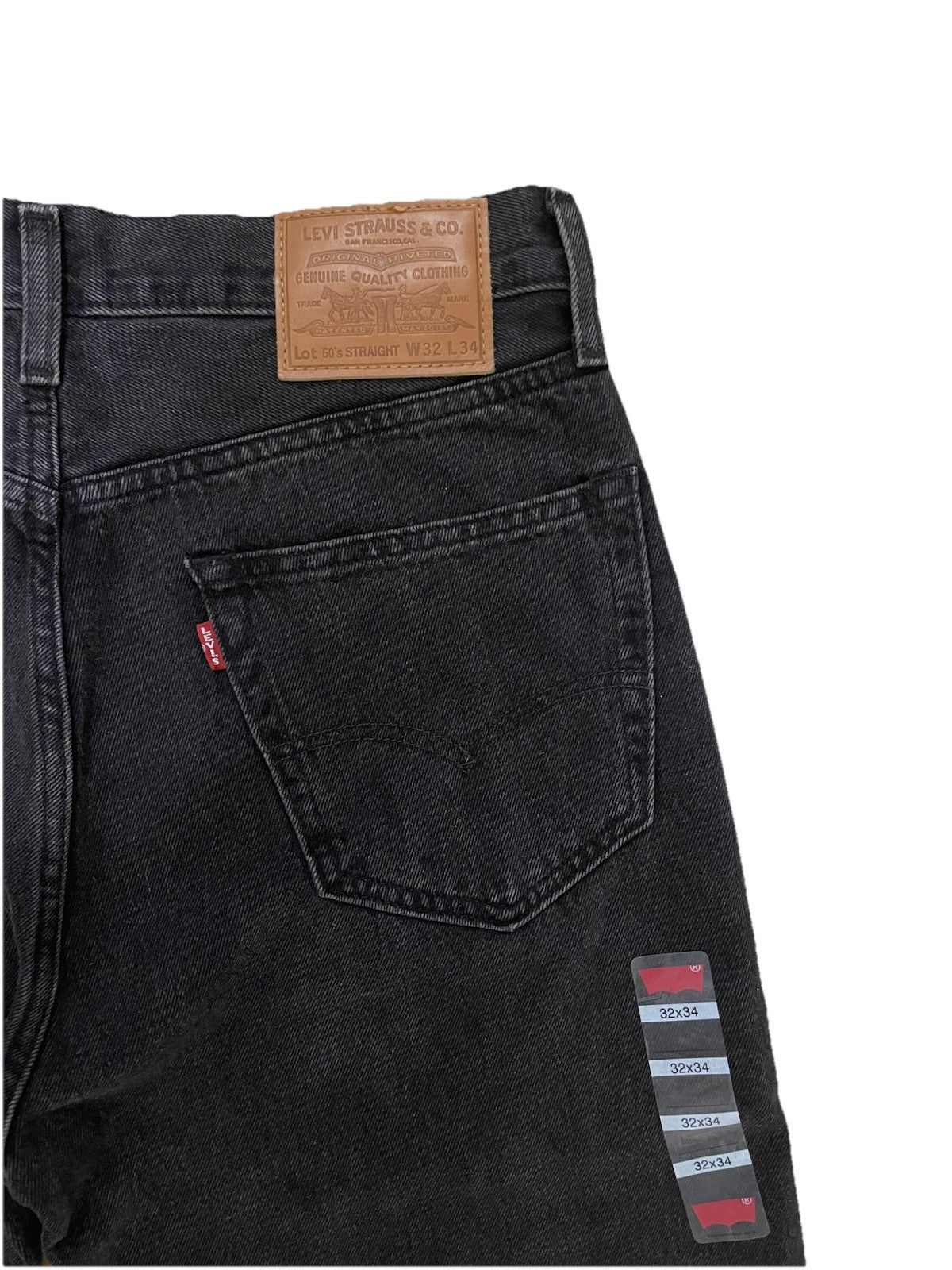 Levis Herren Jeans Lot 50s Straight - dunkelgrau / grau - Gr. 32/34