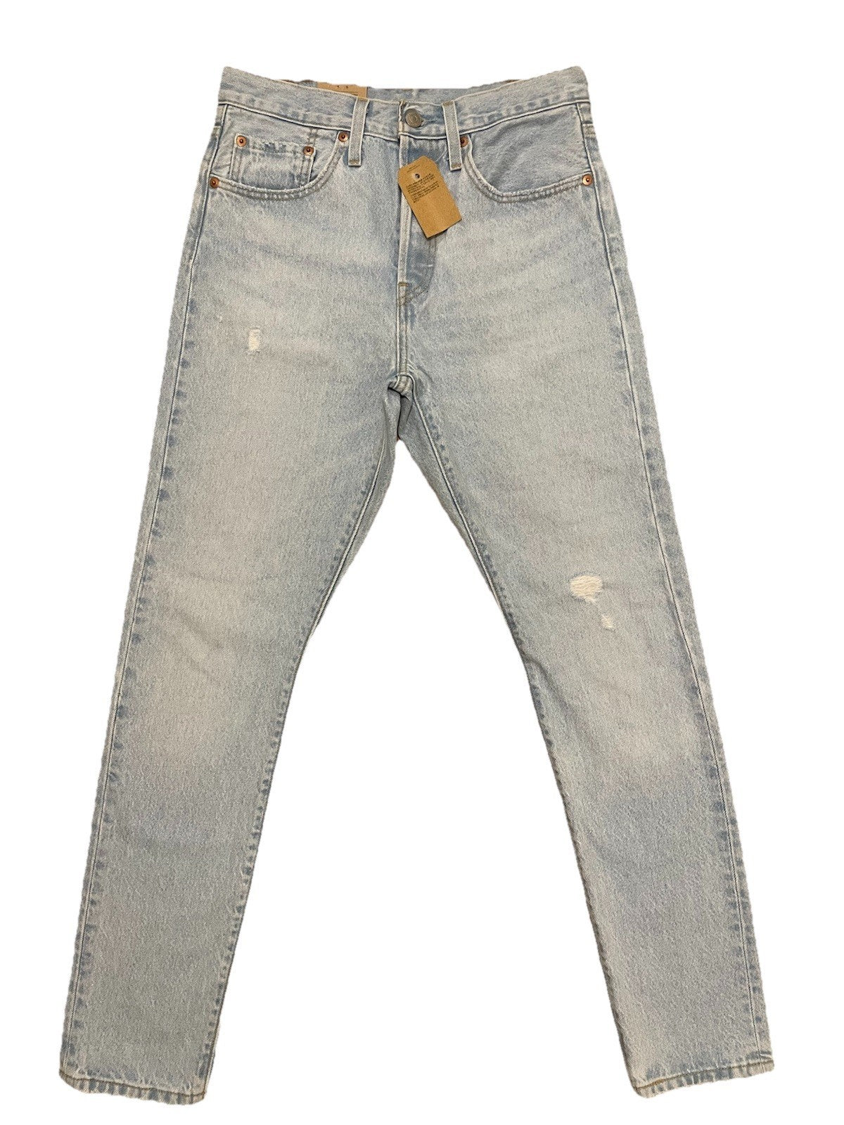 Levis Damen Jeans 501 Skinny High Rise - hellblau / blau - Gr. 27/30