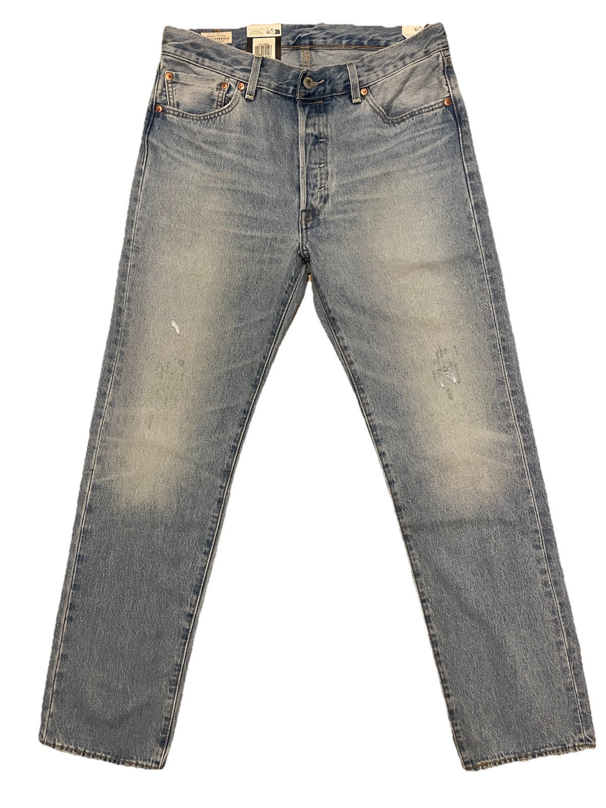 Levis Herren Jeans 501 54 Slim - blau / hellblau - Gr. 33/32