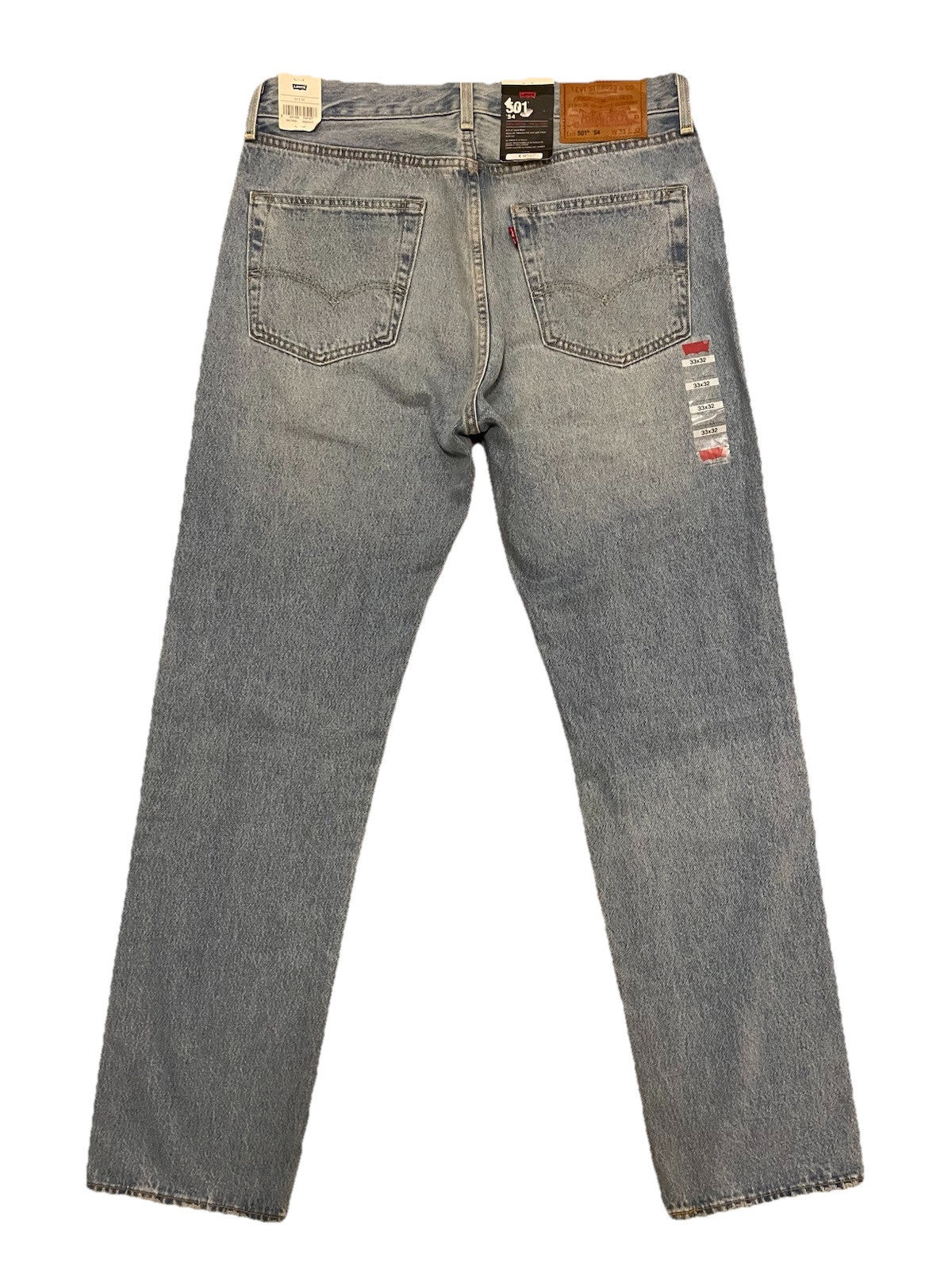 Levis Herren Jeans 501 54 Slim - blau / hellblau - Gr. 33/32