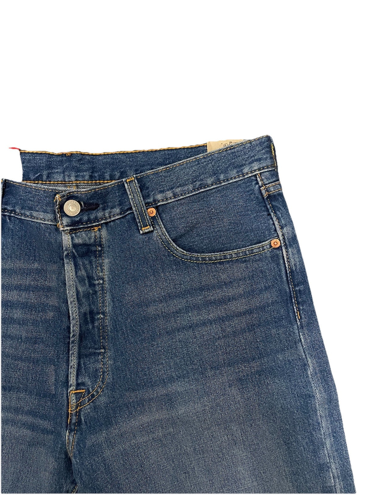 Levis Herren Jeans 501 Shorts Bermuda kurz - blau - Gr. 34