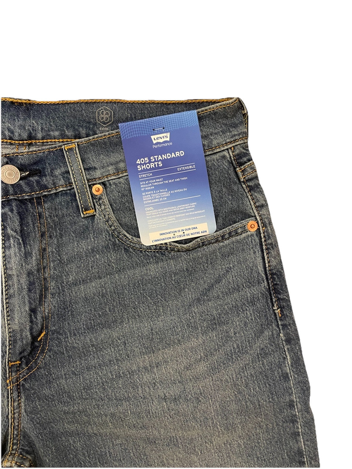 Levis Herren Jeans 405 Shorts Bermuda kurz - blau - Gr. 32