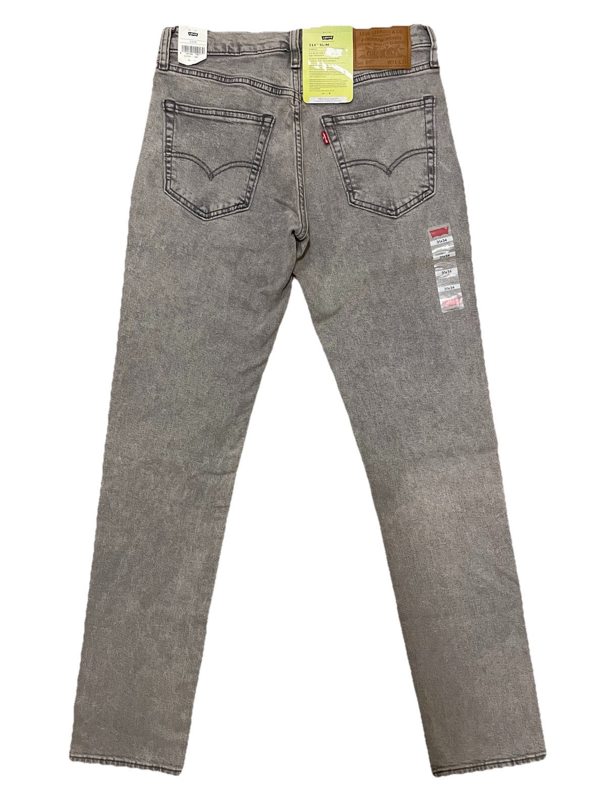 Levis Herren Jeans 511 Slim Stretch - grau - Gr. 31/34