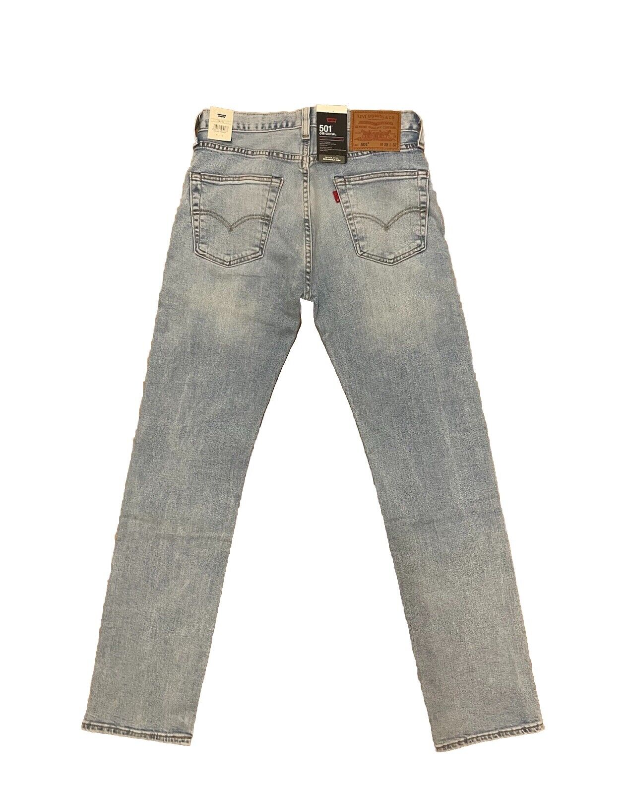 Levis Damen Jeans 501 Original Gerades Bein - hellblau - blau - Gr. 28/32