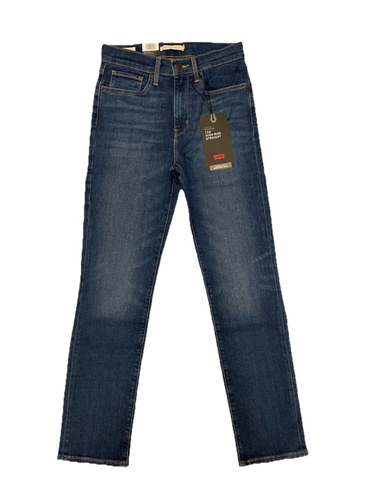 Levis Damen Jeans 724 High-Rise Straight - blau/dunkelblau - Gr. 27/28