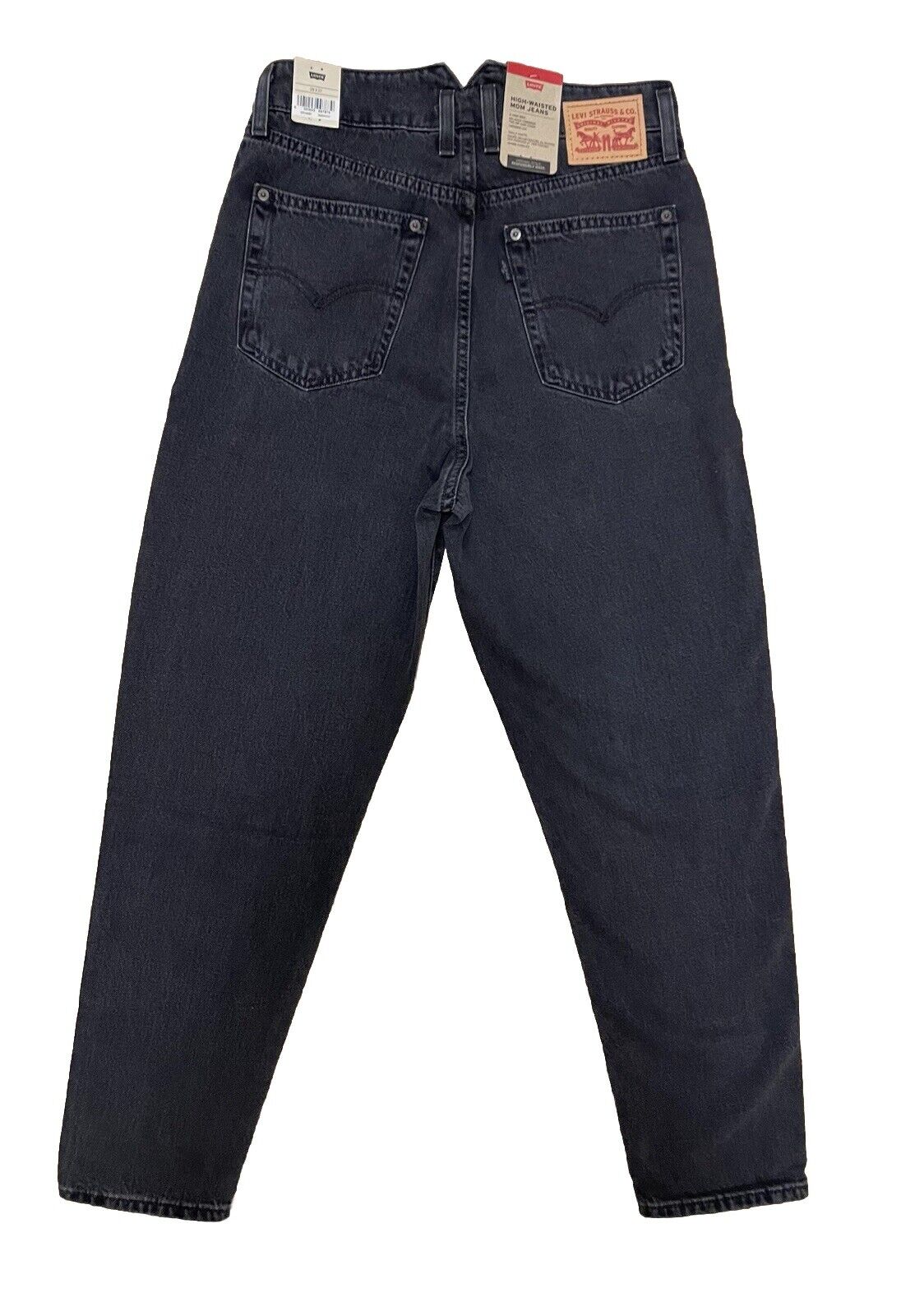 Levis Damen Jeans High-Waisted Mom Jeans - grau - Gr. 28/27