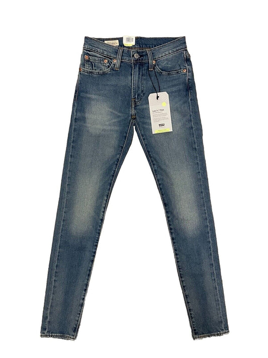 Levis Damen Jeans Skinny Taper Stretch Röhrenjeans  - blau - Größe 28/32