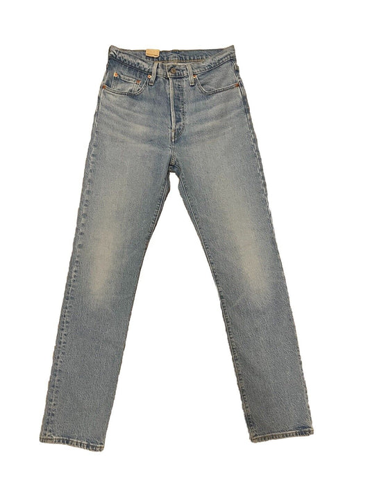 Levis Damen Jeans 501 6 Medium - hellblau - Gr. 28/32