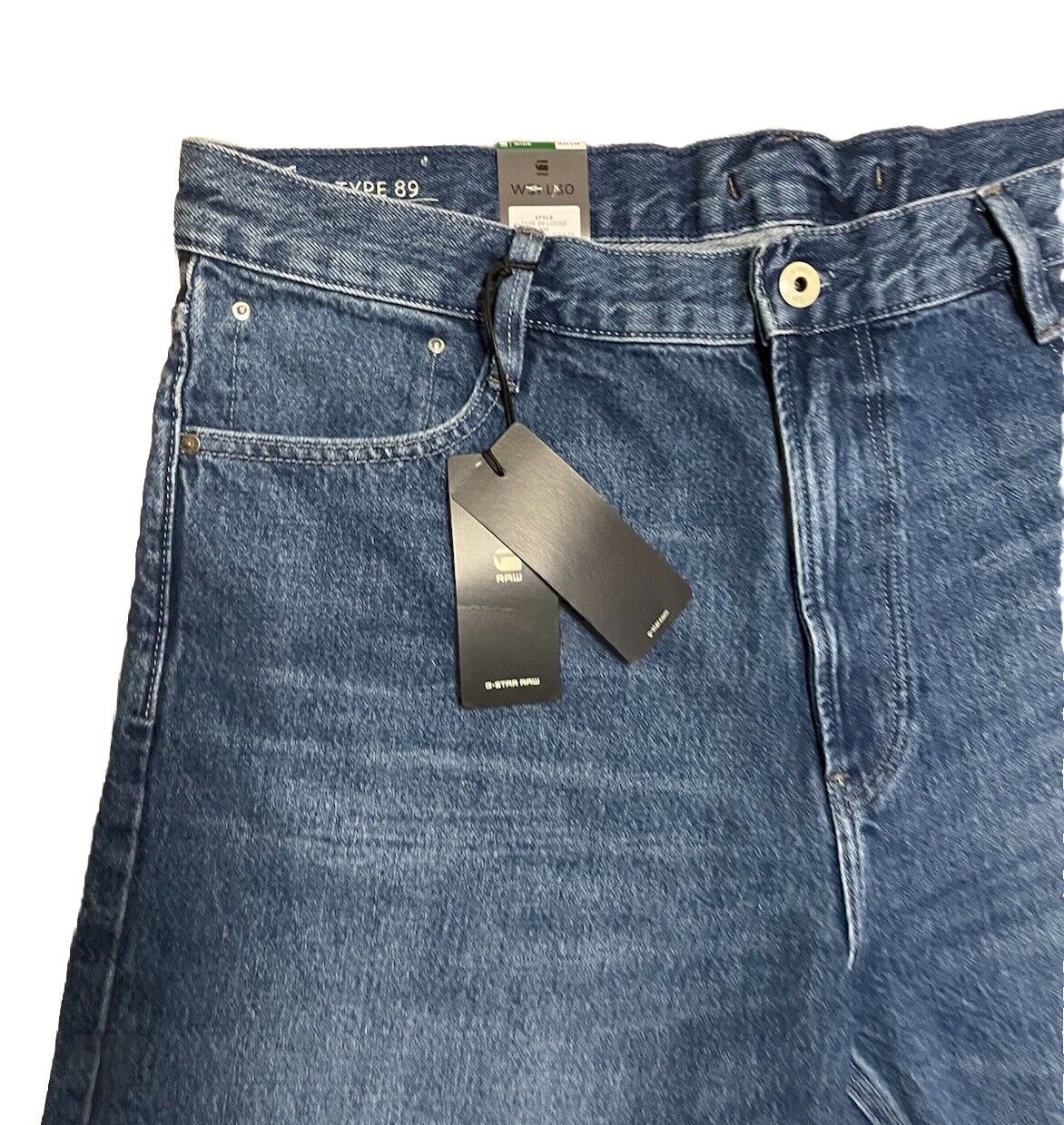 G-Star Damen Jeans Type 89 Loose Mom Boyfriend Faded Harbor blau Größe 31 / 30