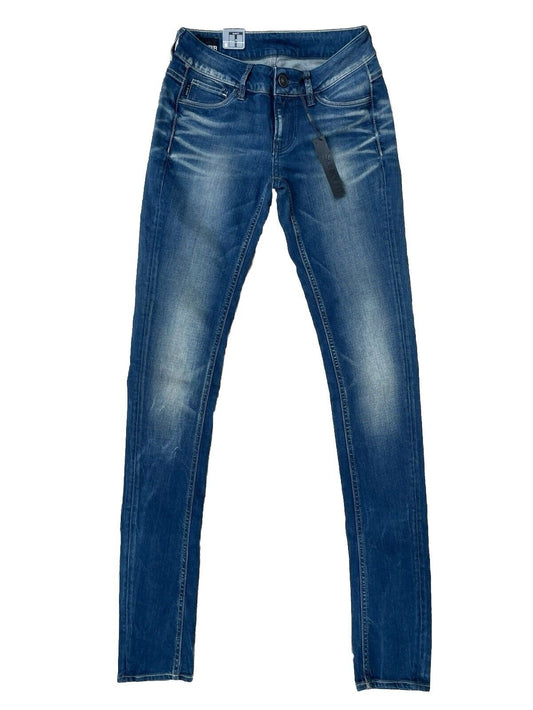 G-Star Damen Jeans Dexter Slim Fit Slinky Fit Skinny Röhre Blau 26 / 34