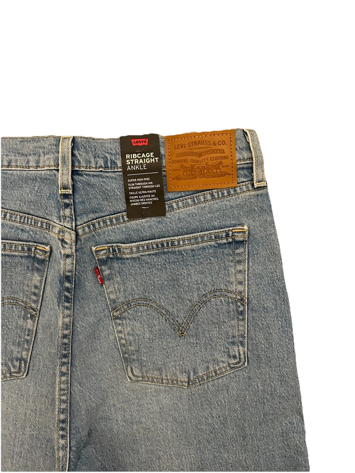 Levi’s Damen Jeans Retro High Skinny - blau / hellblau - Gr. 30/32