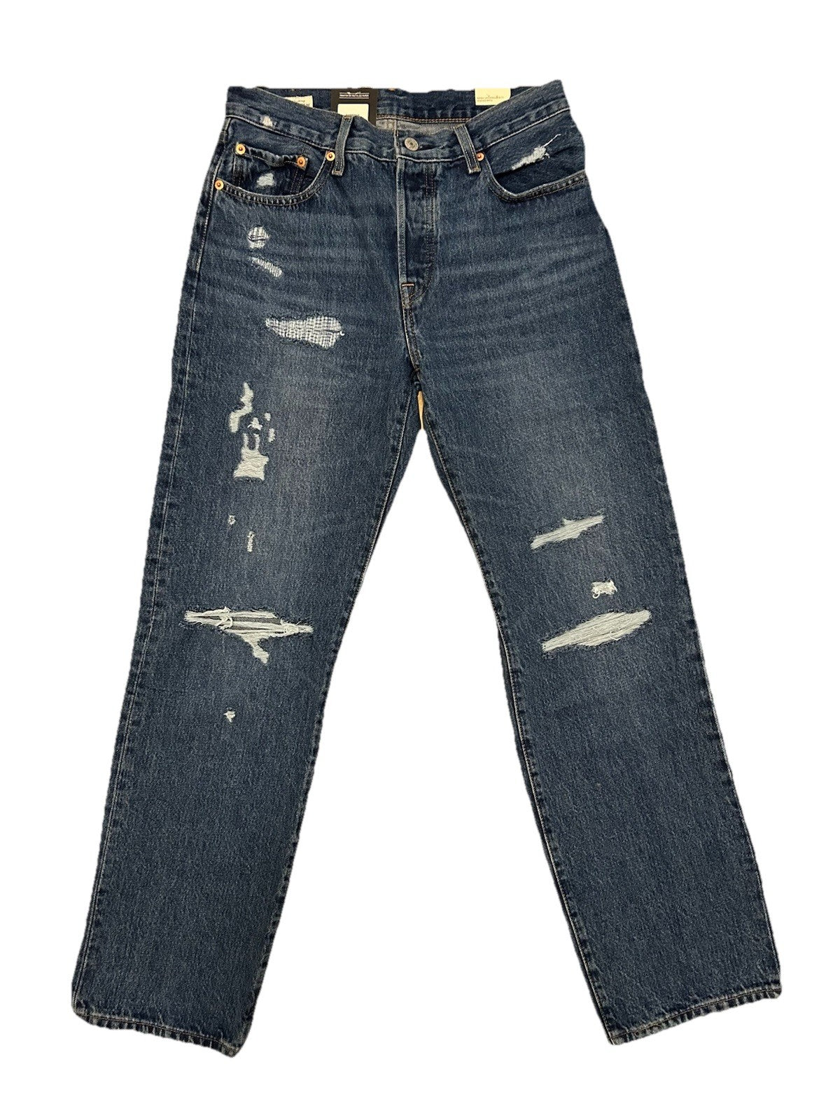 Levi’s Damen Jeans 501 90s Destroyed - blau - Gr. 26/30