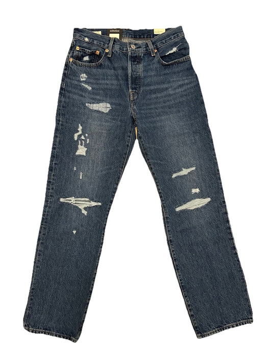 Levi’s Damen Jeans 501 90s Destroyed - blau - Gr. 26/30