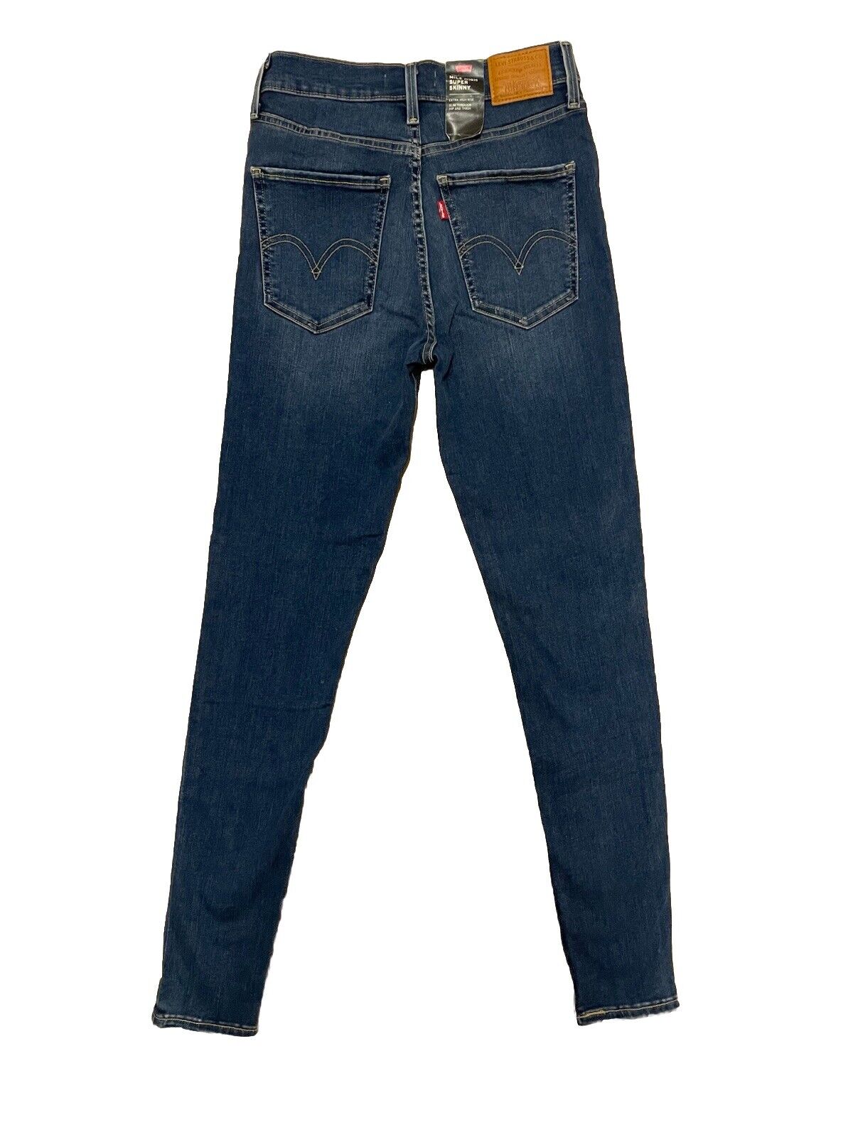 Levis Damen Jeans Mile High Super Skinny Röhrenjeans - blau - Gr. 28/30