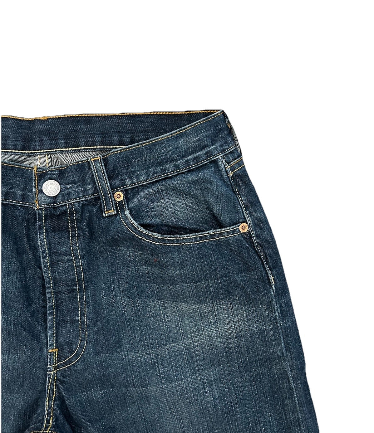 Levi’s Herren Jeans 501 - blau / dunkelblau - Gr. 33/34
