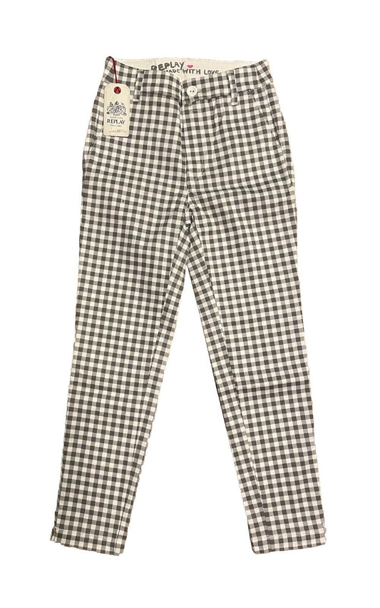 Replay Damen Hose Chino 7/8 Größe 26