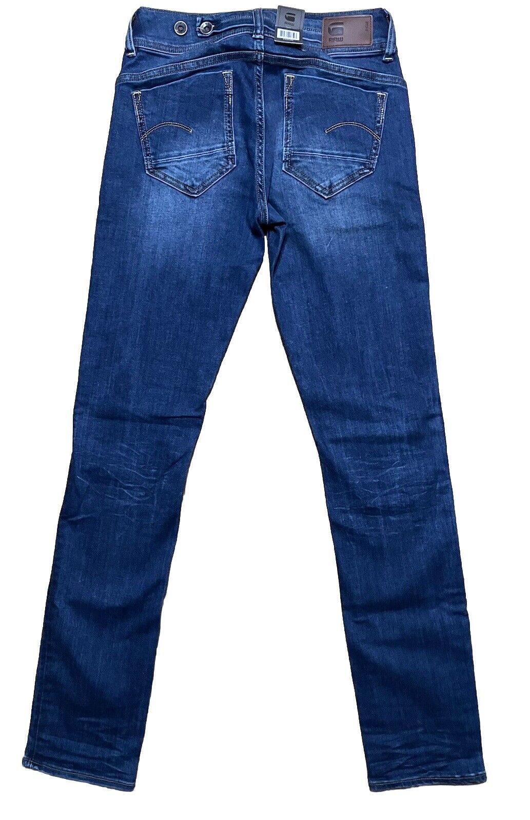 G-Star Damen Jeans Midge Saddle Mid Straight Gerades Bein Medium Aged Blau 27/32
