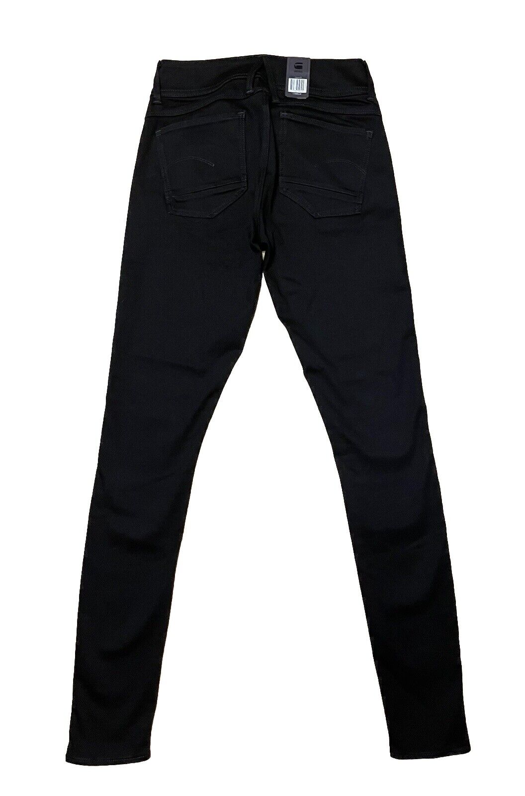 G-Star Damen Jeans Lynn d-Mid Super Skinny Black Schwarz Größe 28/34