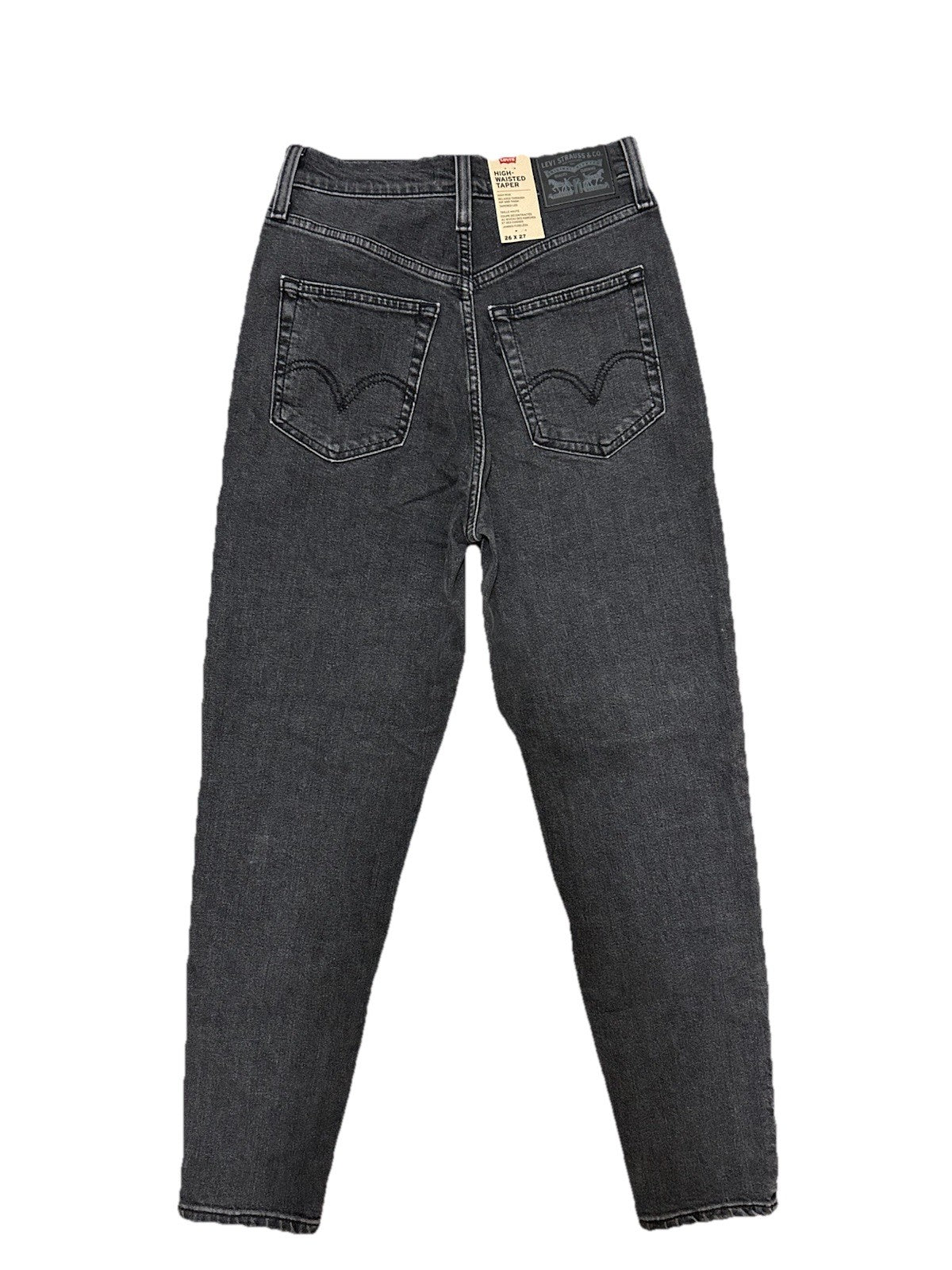 Levi’s Damen Jeans High-Waisted Taper - grau - Gr. 26/27