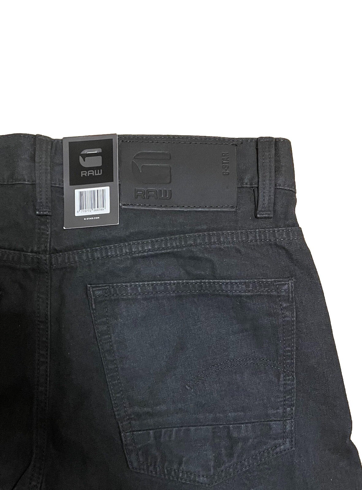 G-Star Herren Jeans Triple A Straight Gerades Bein Vintage Slate Schwarz 30 / 30