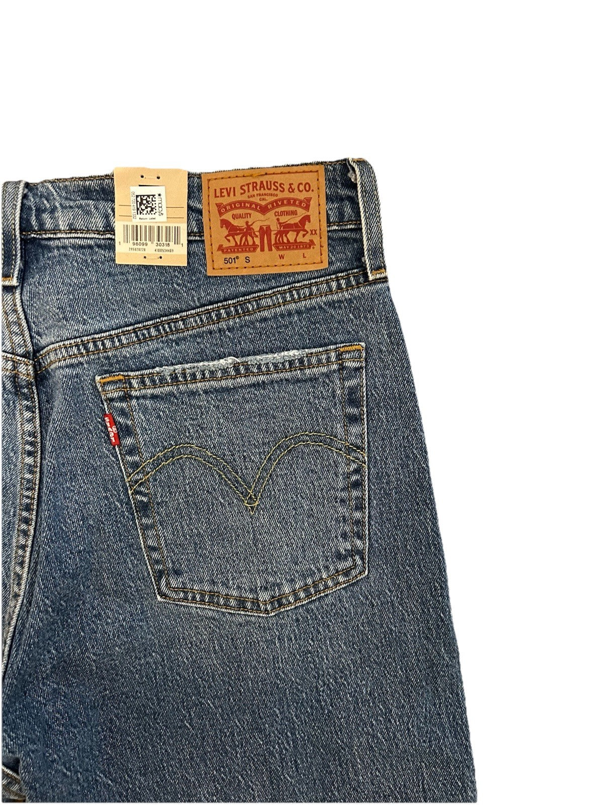 Levi’s Damen Jeans 501 Skinny - blau - Gr. 31/28