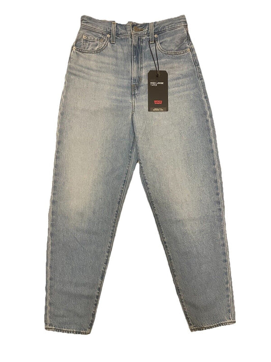 Levis Damen Jeans High Loose Taper - hellblau / blau - Gr. 26/29