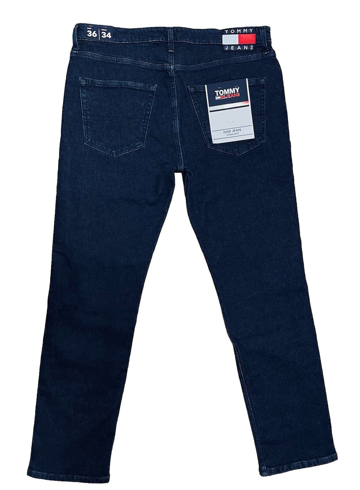 Tommy Jeans Herren Dad Jean Straight Oslo Dark Blue dunkelblau Größe 36 / 34