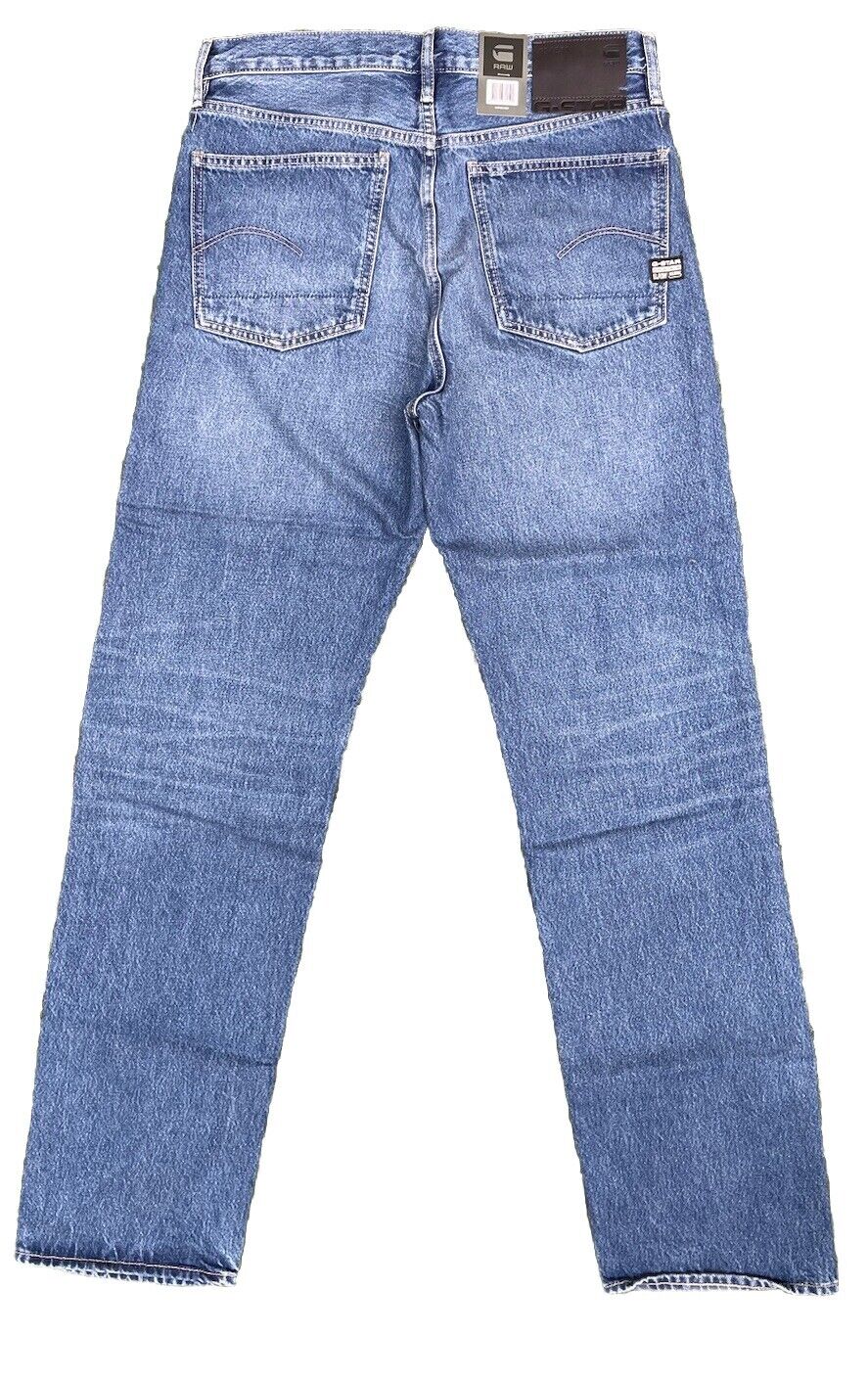G-Star Herren Jeans Typ 49 Relaxed Straight Gerades Bein Faded Harbor Blau 31/34