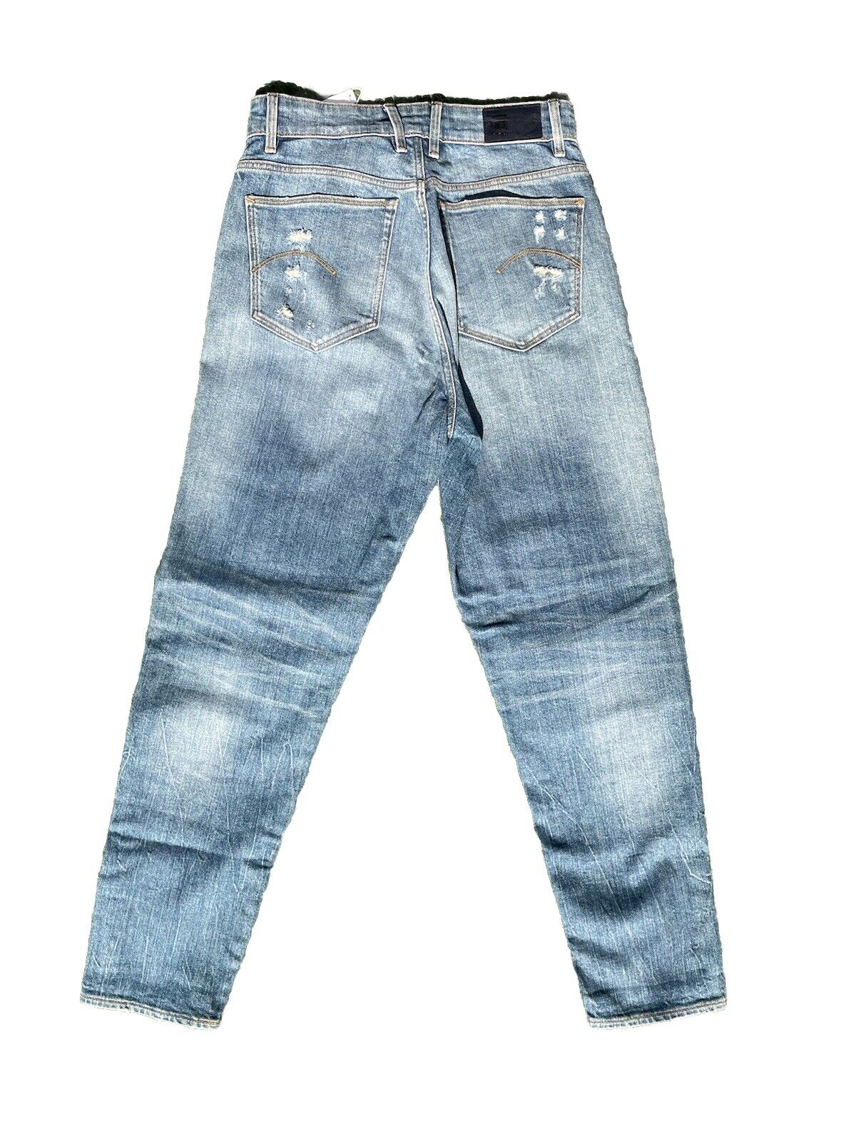 G-Star Janeh Ultra High Mom Ankle Damen Jeans Hellblau  Boyfriend 27/32