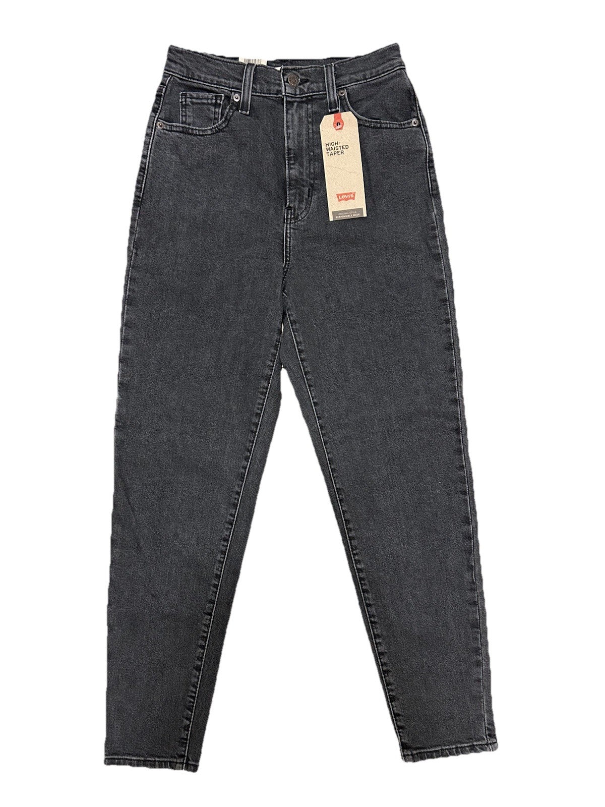 Levi’s Damen Jeans High-Waisted Taper - grau - Gr. 26/27