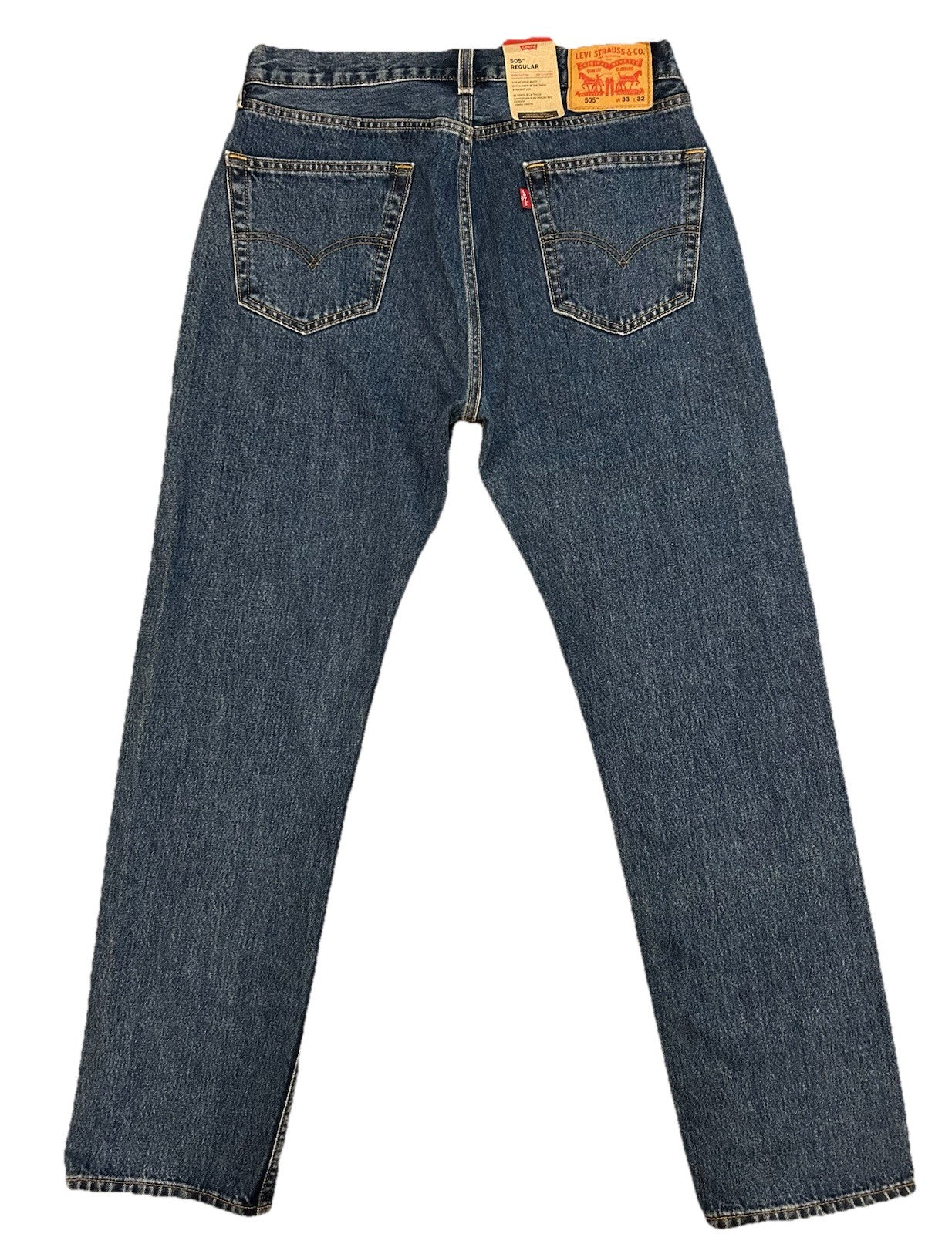 Levi’s Herren Jeans 505 Regular Straight - blau - Gr. 33/32