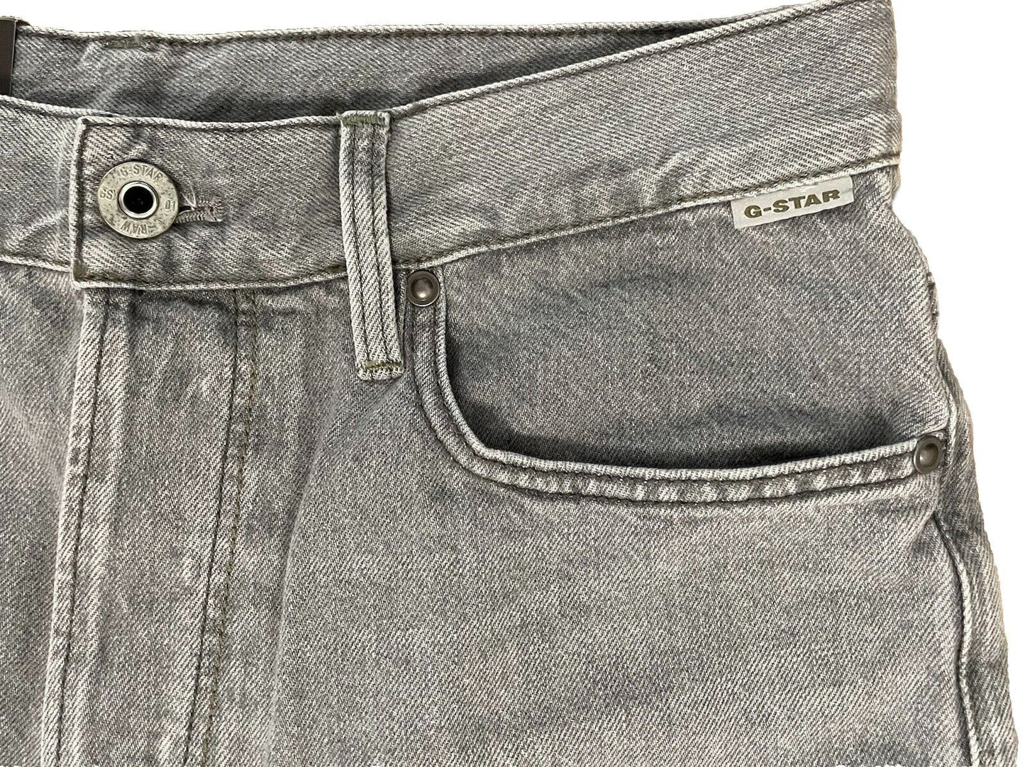 G-Star Herren Jeans Triple A Regular Straight grau Größe 29/34
