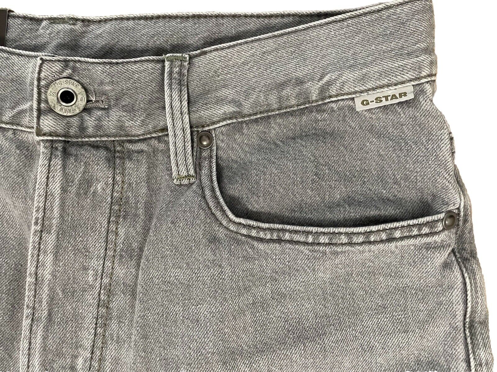 G-Star Herren Jeans Triple A Regular Straight grau Größe 29/34