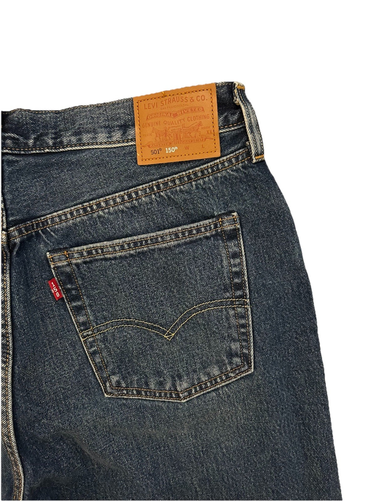 Levi’s Herren Jeans 501 150th Sonderedition - blau / dunkelblau - Gr. 31/32