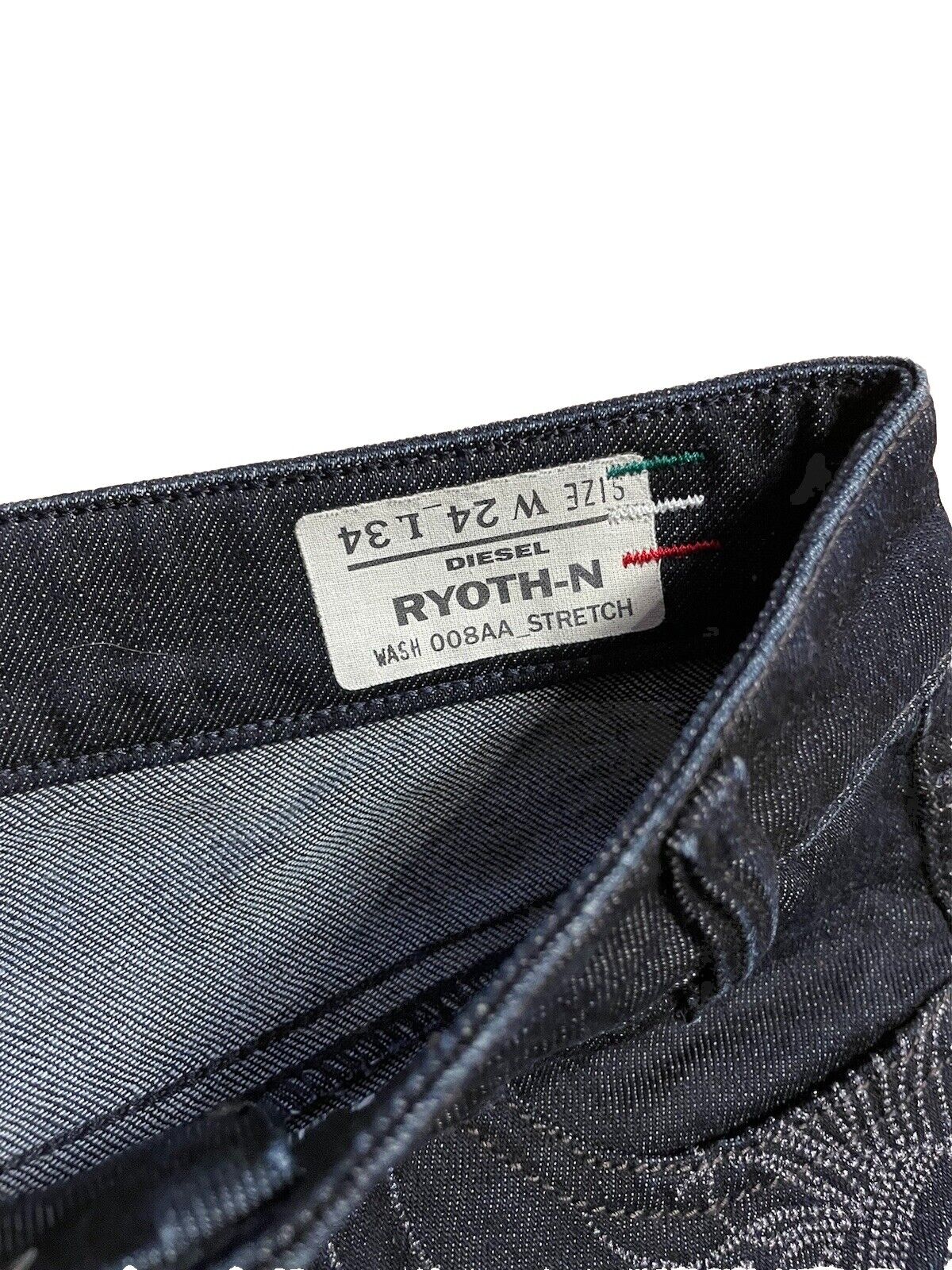 Damen Jeans Diesel Ryoth-N Rinsed Blau Bootcut Schlaghose 24/34